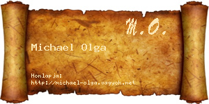 Michael Olga névjegykártya